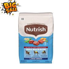 Rachael Ray Nutrish Large Breed Beef Pea Carrot Brown Rice Dog Food 40 lb 1.37 per pound