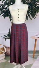 Vintage Pleated Midi Skirt Size 8
