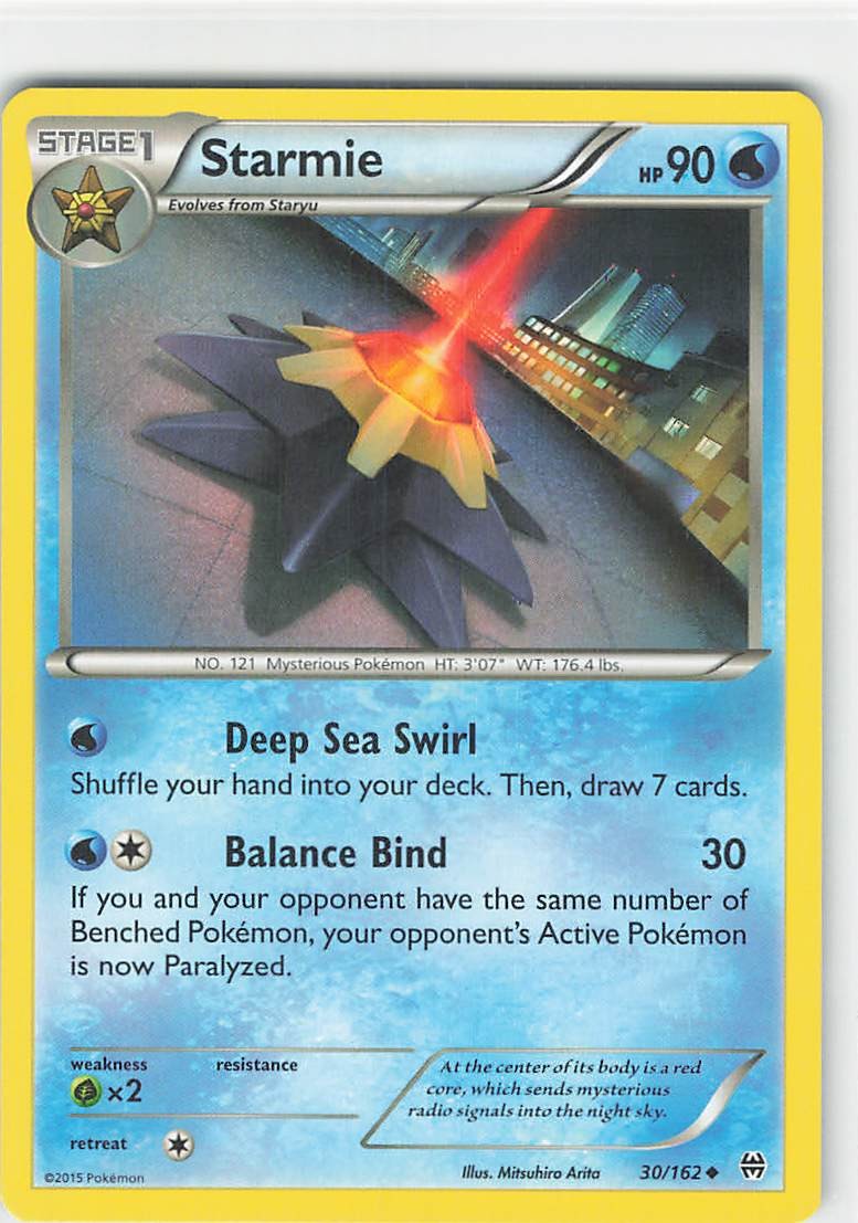 Starmie Uncommon XY - BREAKthrough 30/162 LP