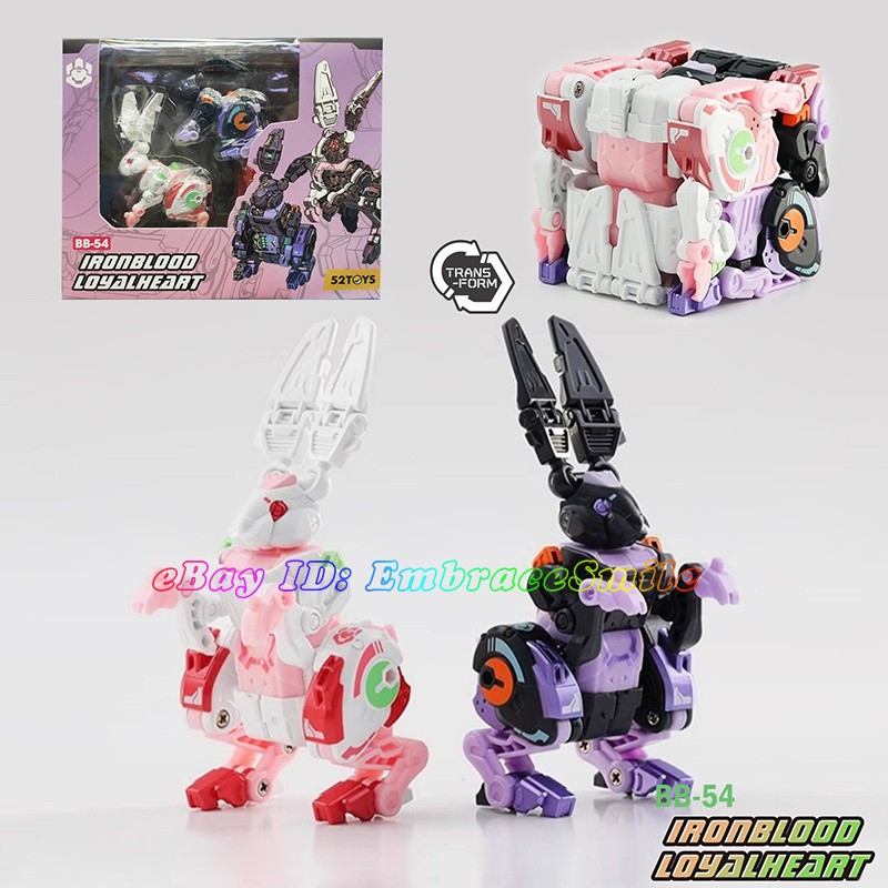 52TOYS BEASTBOX BB-54 Ironblood Loyalhear Rabbit Transform Action