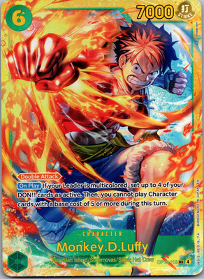 Monkey D. Luffy OP13-118 SEC Secret Rare English FOIL One Piece TCG Card
