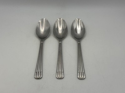 Set of 3 Christofle Acier Stainless Steel OSIRIS Teaspoons