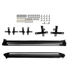 Black Aluminium Side Steps for Nissan X-Trail T32 14-2020 Running Board Pair
