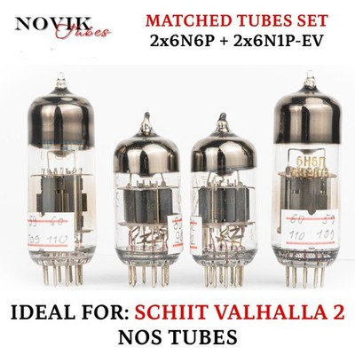 UPGRADE  FOR SCHIIT VALHALLA 2 6N6P  6N1 P-EV MATCHED Super SET TUBE