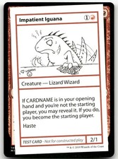 Impatient Iguana (No PW Symbol) (NM) Mystery Booster CMB1 Magic MTG