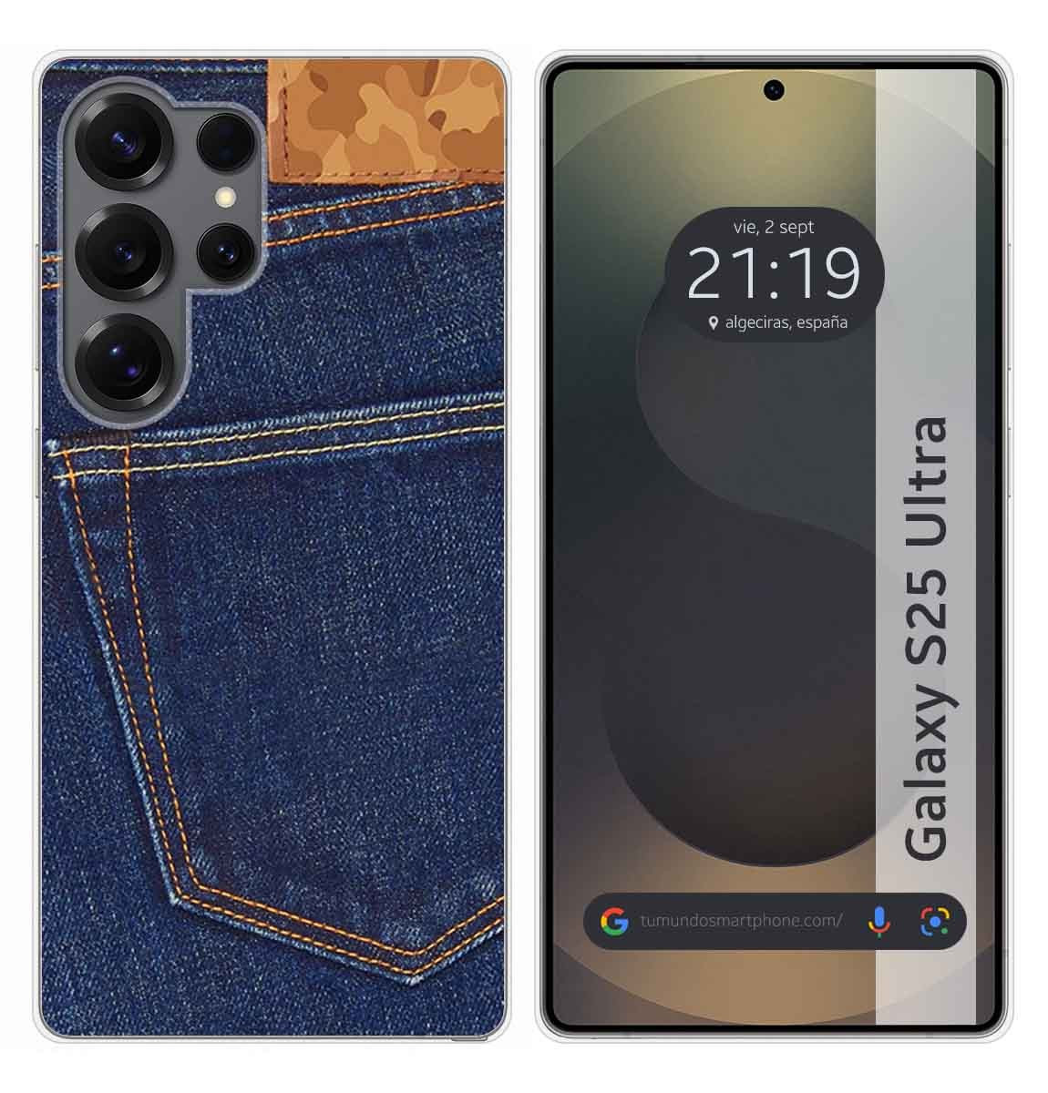 Custodia In Silicone Per Samsung Galaxy S25 Ultra 5G Design Cowboy Disegni