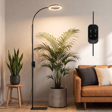 24W LED Plant Light Full Spectrum Auto Timer Grow Lights for Indoor Tall Plants