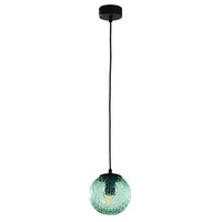 Runde HäNgelampe Schwarz GrüN Glas Metall G9 Modern Wohnzimmer Pendel Leuchte