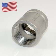 3/4 inch BSPT Female Couple Stainless Steel 304 Threaded Pipe Fitting Adapter