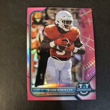 2021 Bowman University Chrome Football Pink Refractors (Pick your Card)