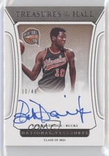 2021-22 Panini National Treasures of the Hall 30/49 Bob Dandridge Auto HOF s3g