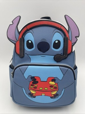 Disney Stitch Gamer Controller GameStop Loungefly Mini Backpack - NEW