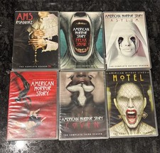 American Horror Story DVD Lot Seasons 1-6 AHS Preowned