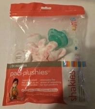 Nookums Paci-Plushies Buddies – Jaspie Giraffe Baby Pacifier Holder - NEW SEALED