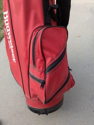 Budweiser ゴルフバッグ レッド Budweiser Bud King of Beers Vintage Red Golf Bag Made In USA | eBay