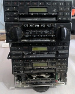 Vintage Mercedes Becker Radios Europa Cassette GRAND Prix Electronic Indianapoli