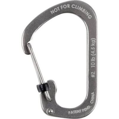 NITE Ize CSL2-11-R6 Carabiner SlideLock Size 2 8.9mm x 43.6mm x 2.5mm 1pc