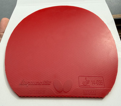 Butterfly Dignics 09C rot 1,9mm 1 Woche gespielt gebraucht Tischtennis Belag