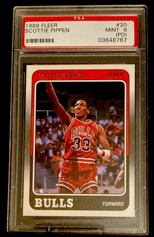 1988-89 Fleer - Scottie Pippen #20 Rookie Card PSA 9 Mint
