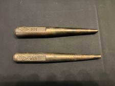 Pair AMPCO D21 Non-Sparking Bronze BeCu Taper Chisels Drift Punches 6”