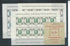 Niederlande Kleinbogen AMPHILEX 67 NVPH v886-v888   Mi.-Nr. 880-882