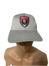 Amherst NY Soccer 1978 Gray, Adult Adjustable Strap by Pacific Headware- NWOT