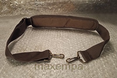 Shoulder Bag Strap Padded Adjustable D-Rings L30-48'' W1.5-2.5'' Golden Brown