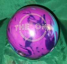 Ebonite The One Bowling Ball 15 lbs Preowned Span 3 7/8 Inches Drilled 2X