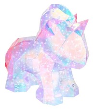 Globo Tischleuchte Brondar klar pink Nachtlicht aufladbar Nachttischlampe