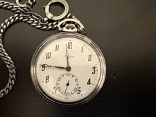 Vintage Pocket Watch CYMA Case 45 mm Great Condition And Working Condition
