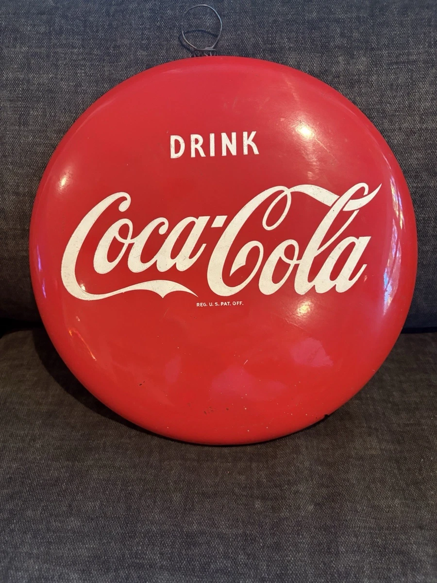 Coca-Cola ボタンサイン　ホーロー看板 Coca Cola Button Sign for sale | eBay