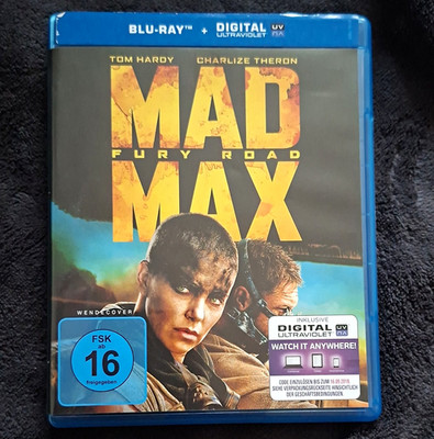 Warner Bros. Mad Max: Fury Road Blu-ray FSK 16 Digital UV Wendecover 2015