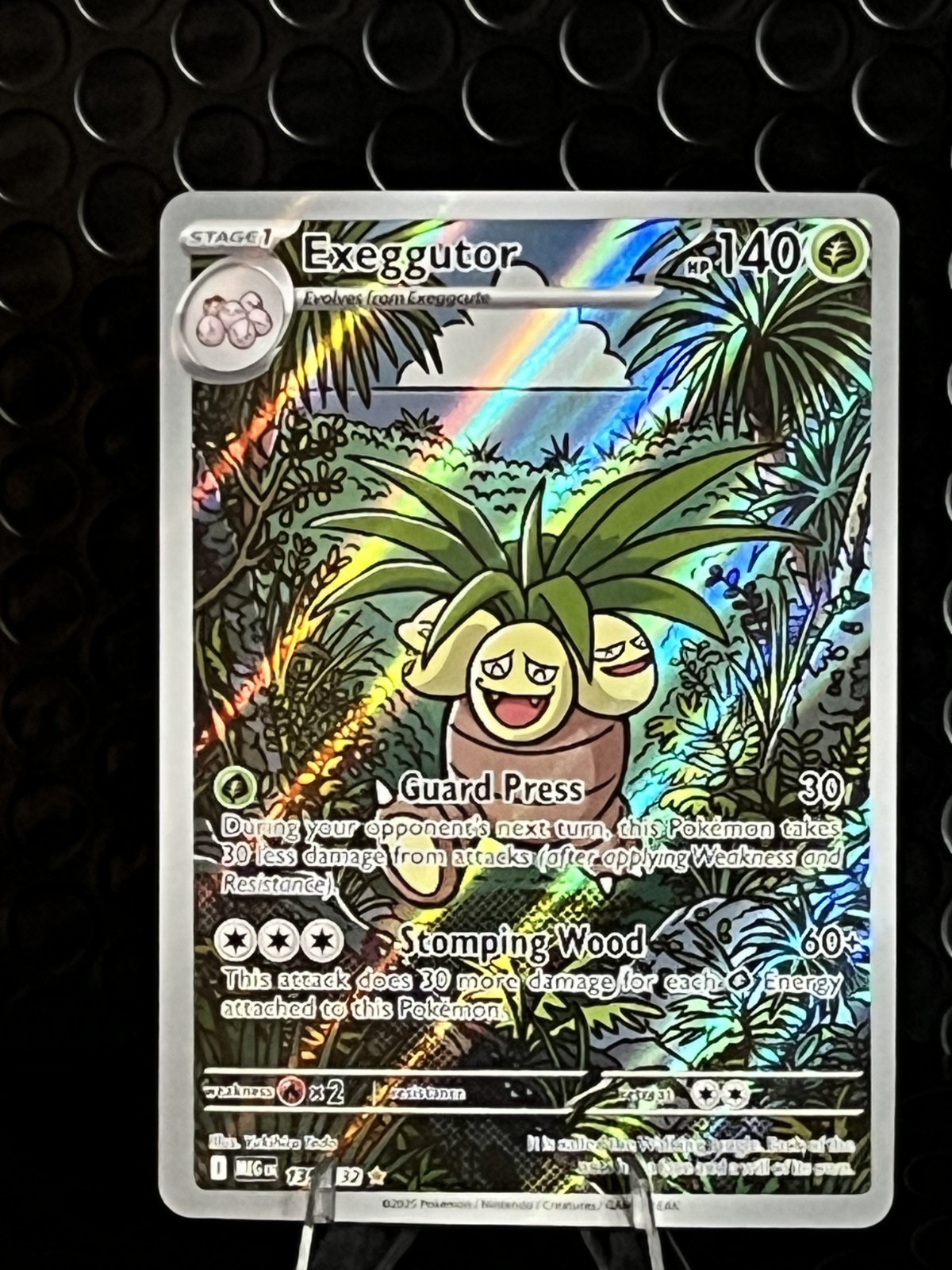 Pokémon Exeggutor Me01: Mega Evolution 135/132 Illustration Rare