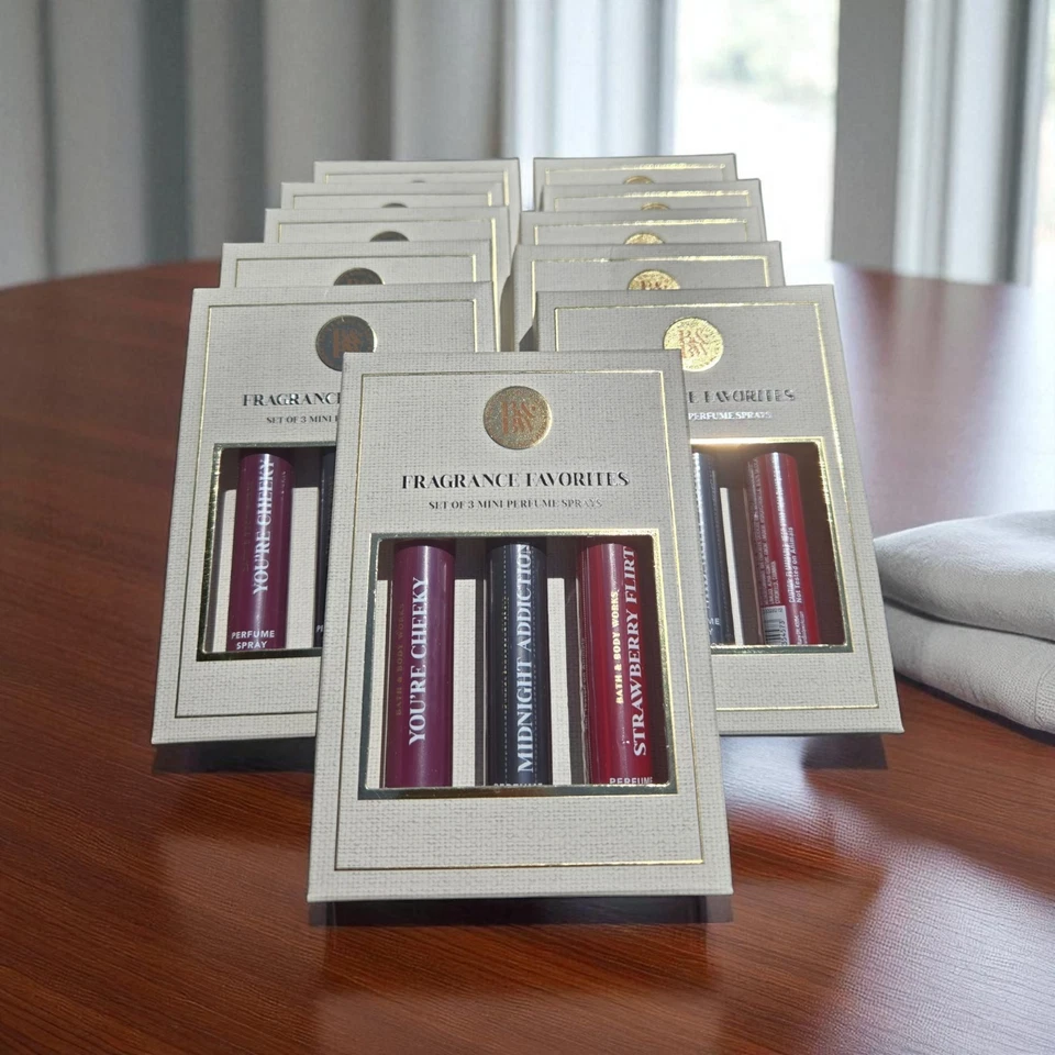 1X Baño y Cuerpo Funciona LUJOS COTIDIANOS 3 PIEZAS MINI PERFUME SPRAY SET DE REGALO  Foto 3 de 4