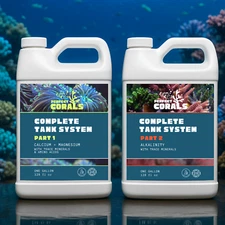 Complete Tank Set (2 Gal) Calcium, Magnesium, Alkalinity, Trace Minerals, Amino