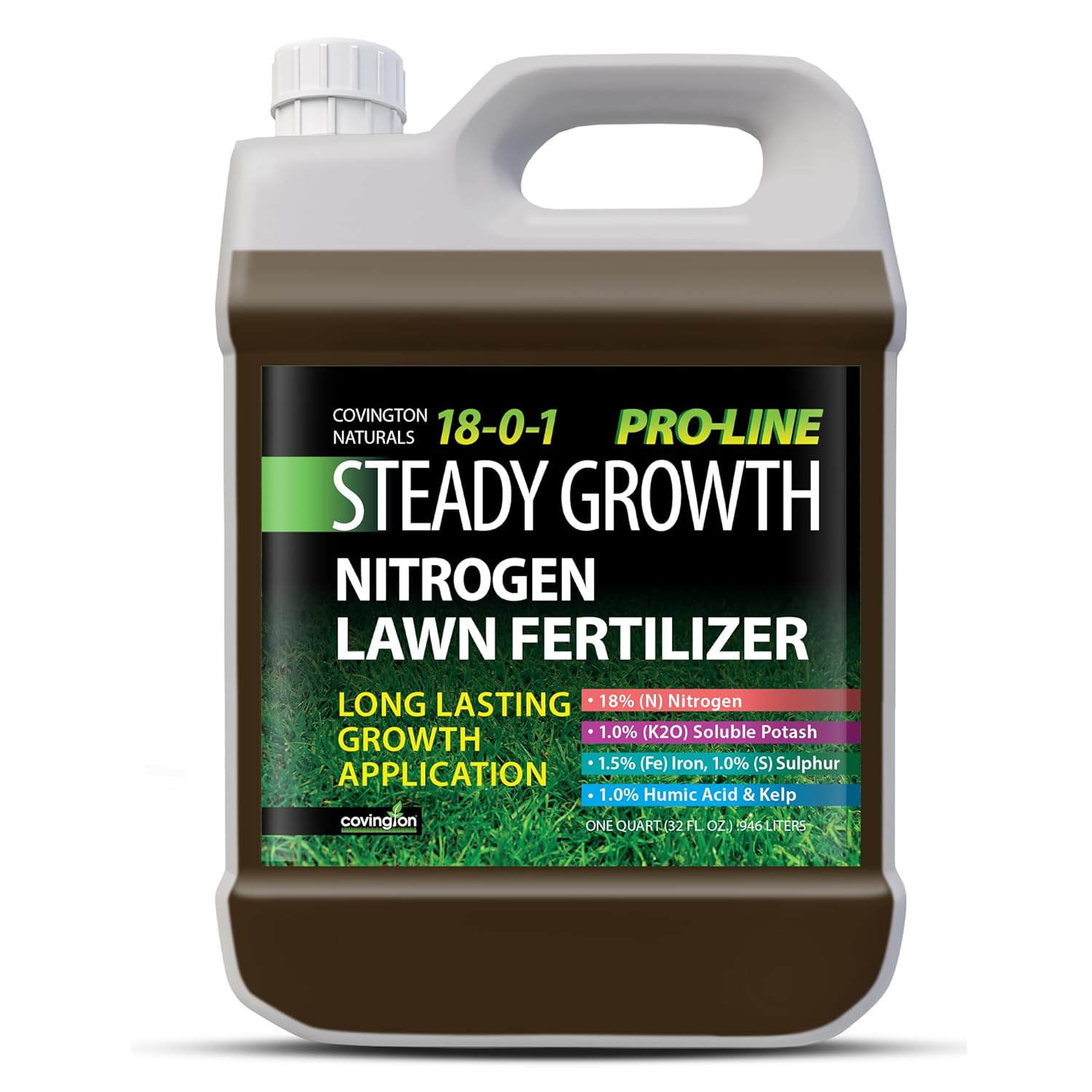 Premium 18-0-1 Liquid Grass Fertilizer for Lawn – Turf Builder for All Types of