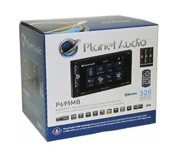 Planet Audio P695MB 6.95'' 2-DIN Touchscreen Bluetooth MECH-LESS 320W Stereo New