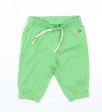 GA Baby Green Cotton Blend Sweatpants Size 0-3 Months