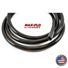 ORDER BY THE FOOT - 1/4" ID x 3/8" OD BLACK FUEL LINE GAS HOSE 100 Ethanol