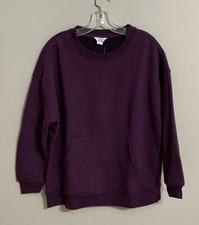 NWT Danskin size M purple plum sweatshirt women's
