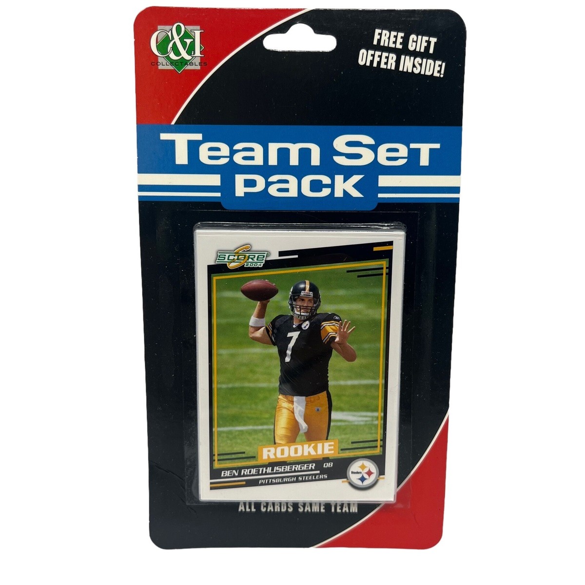 2004 Score Ben Roethlisberger Rookie Card Pittsburgh Steelers RC