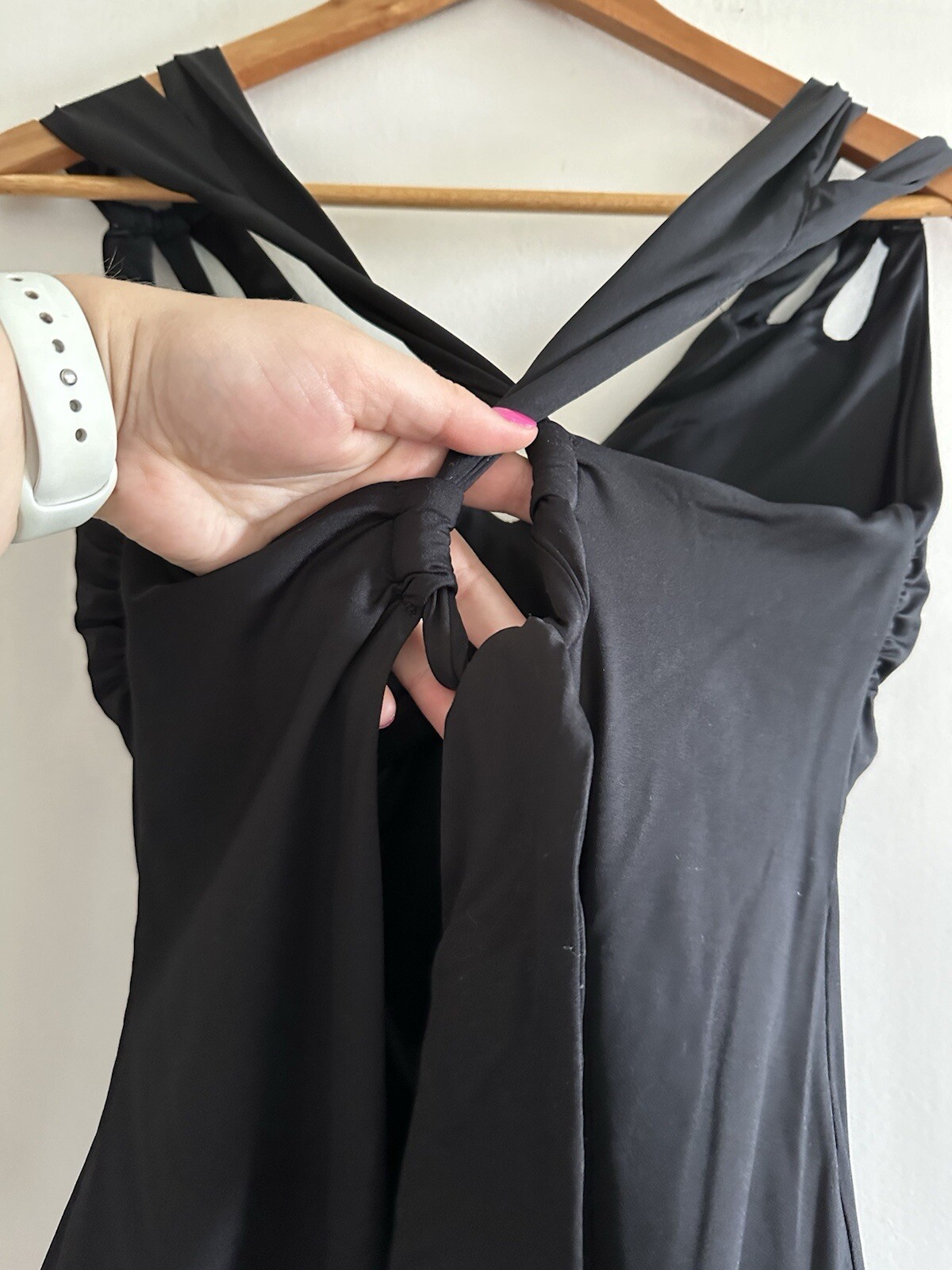 Becca Black Etc Plus Size Color Code Double Strap… - image 9