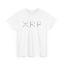 XRP Minimal T-Shirt, Investor Merch, Ripple Cryptocurrency, Heavy Cotton