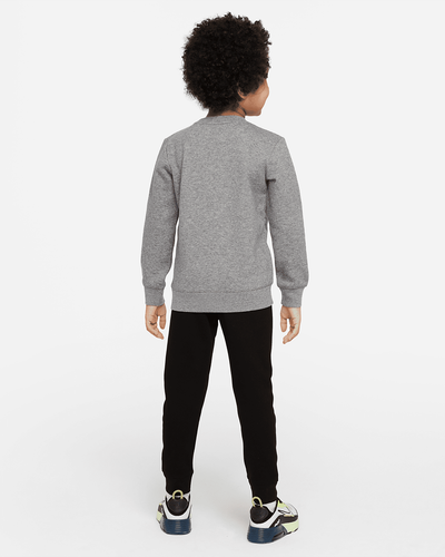 Nike Boy Sweatsuit Set Size 4 Logo Sweatshirt & Sweatpants Black 86H993-023 NEW - Picture 3 of 19
