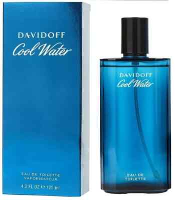 Cool Water by Davidoff 4.2 oz / 125 ml Eau de Toilette Spray Brand New in Box