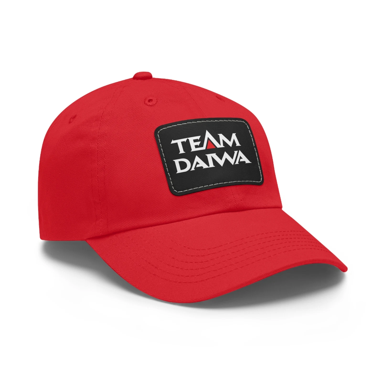Team Daiwa Pro Fishing-Inspired Dad Hat w/ Leather Patch - One Size