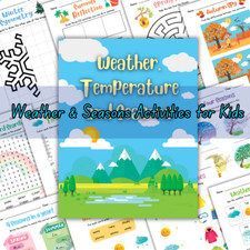 Weather  Seasons Activities for Kids   Printable worksheets