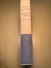 Mayhem In B Flat By Elliot Paul First Printing Random House 1940