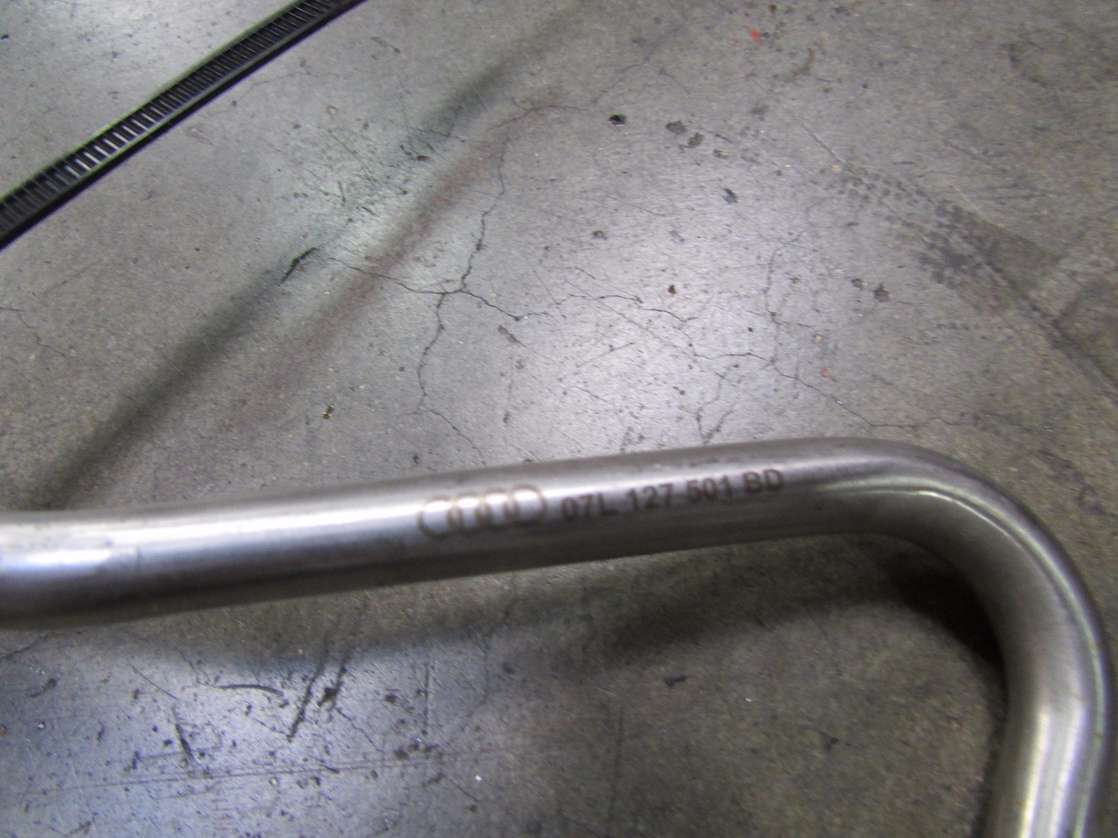 Lamborghini Gallardo, LP550, 560, 570 LH, Fuel Rail Line, Used, P/N 07L127501BD