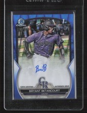 2023 Bowman Chrome #CPA-BB Bryant Betancourt 1st Bowman Blue Wave Auto /150